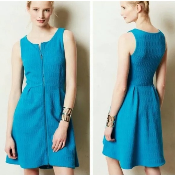 Anthropologie Dresses & Skirts - Leifsdottir Tonnelle Textured Fit and Flare Dress